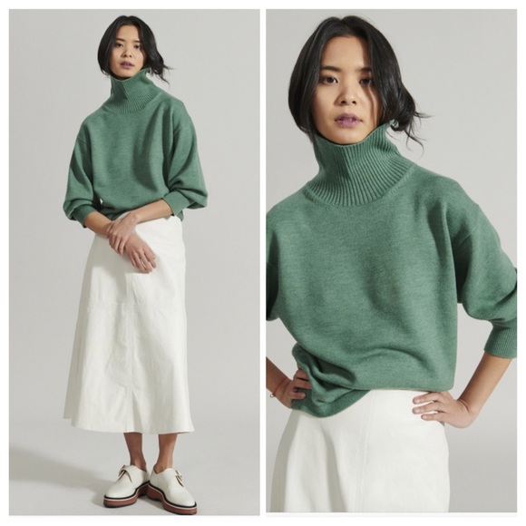 Rachel Comey Sweaters - Rachel Comey Bodego Turtleneck Sweater in Sage